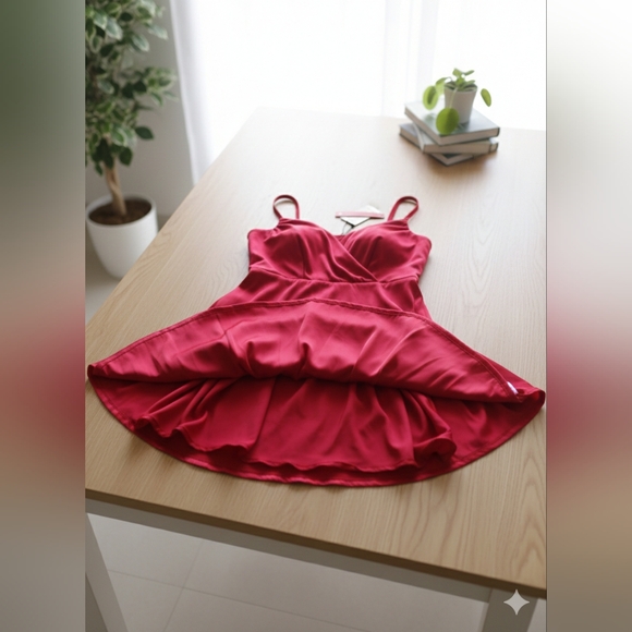 POPILUSH women's dress, flared mini dress with corset, ideal for parties, dates - Picture 12 of 16